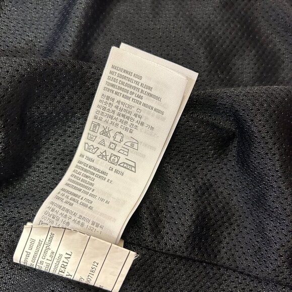 Abercrombie & Fitch Navy Hooded Rain Jacket - L - Picture 7 of 11
